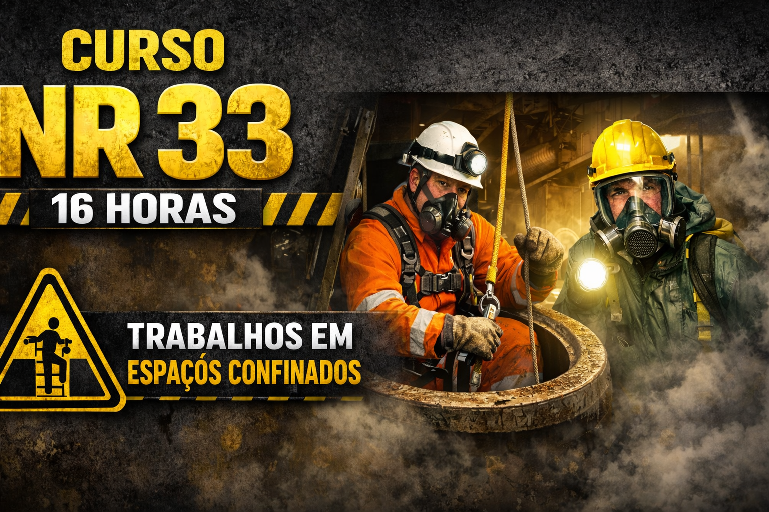 NR 33 TRABALHADOR E VIGIA: ESPAÇO CONFINADO - INICIAL 