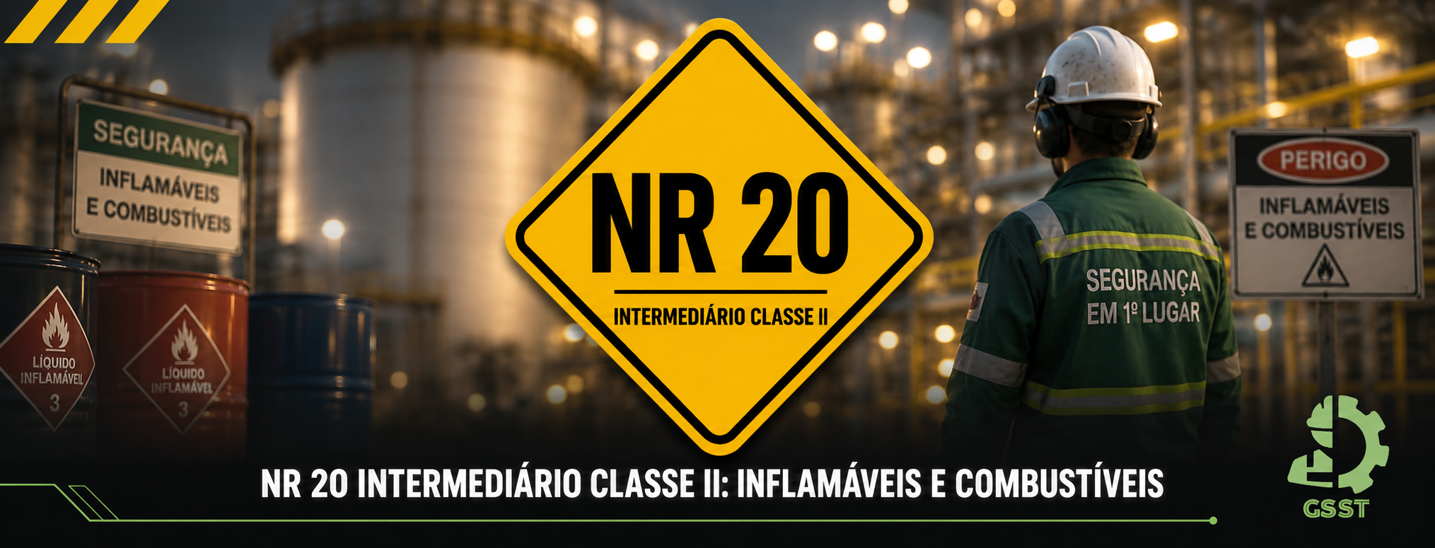 NR 20 INTERMEDIÁRIO CLASSE II:  INFLAMÁVEIS E COMBUSTÍVEIS